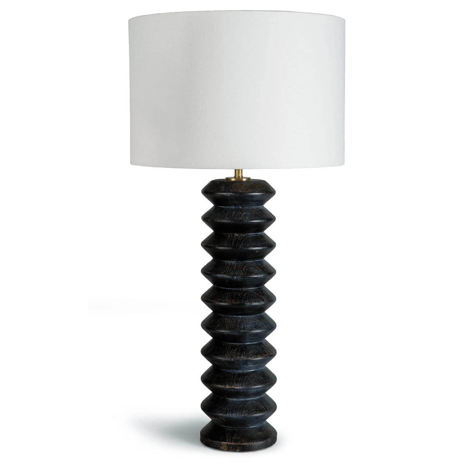 Accordion Table Lamp in Ebony