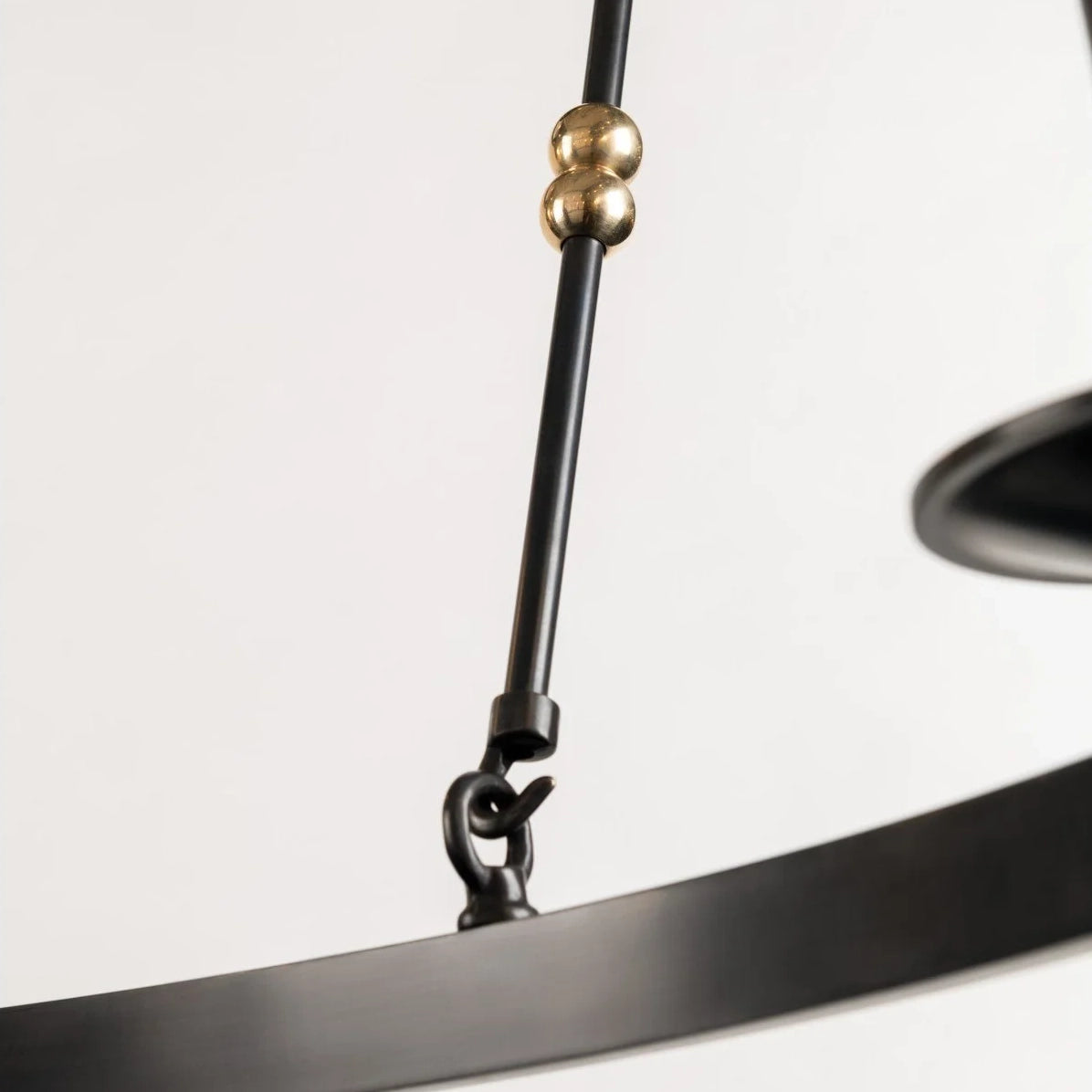 Allendale Chanderlier Small in Aged Bronze