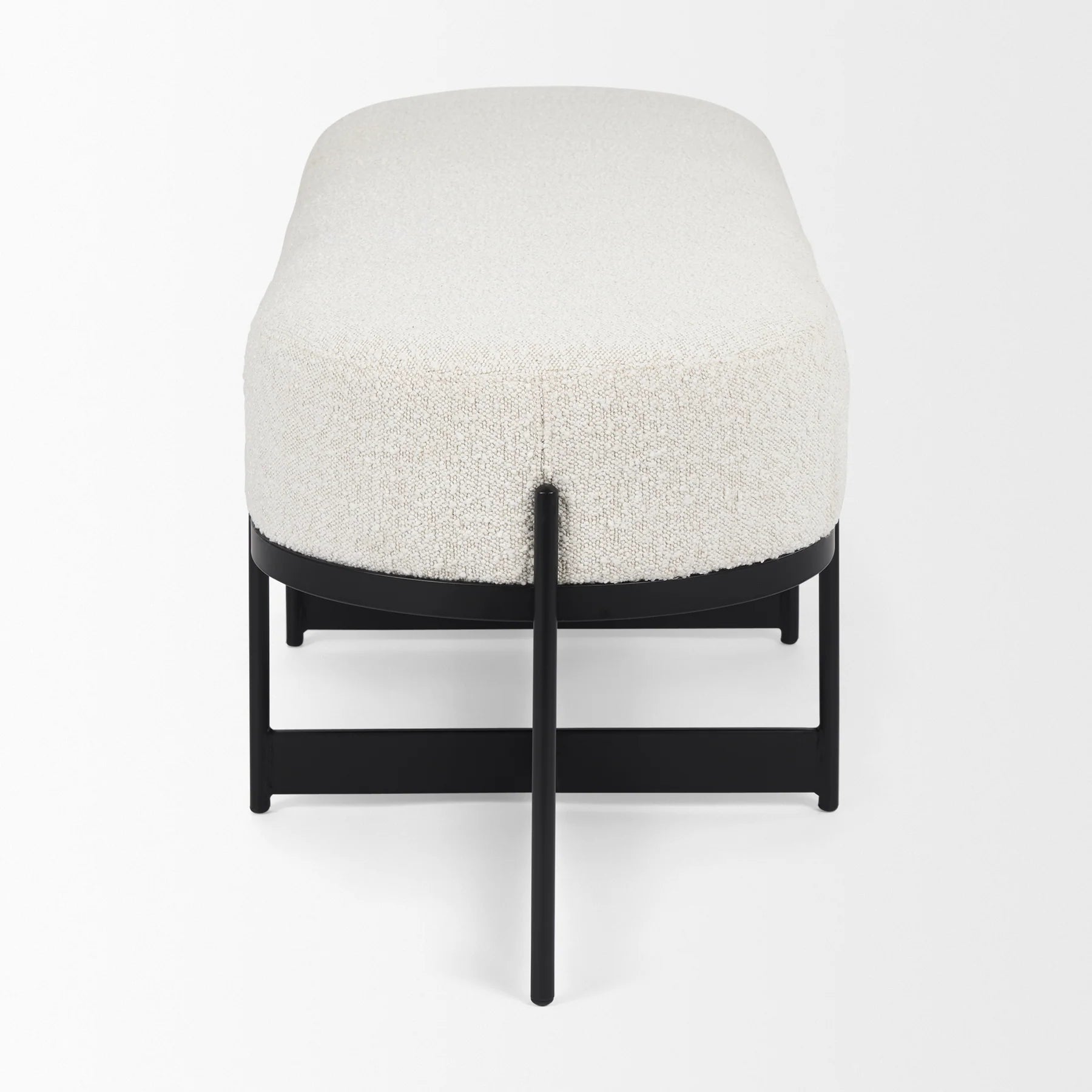 Amelia Bouclé Bench