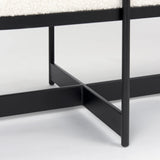 Amelia Bouclé Bench