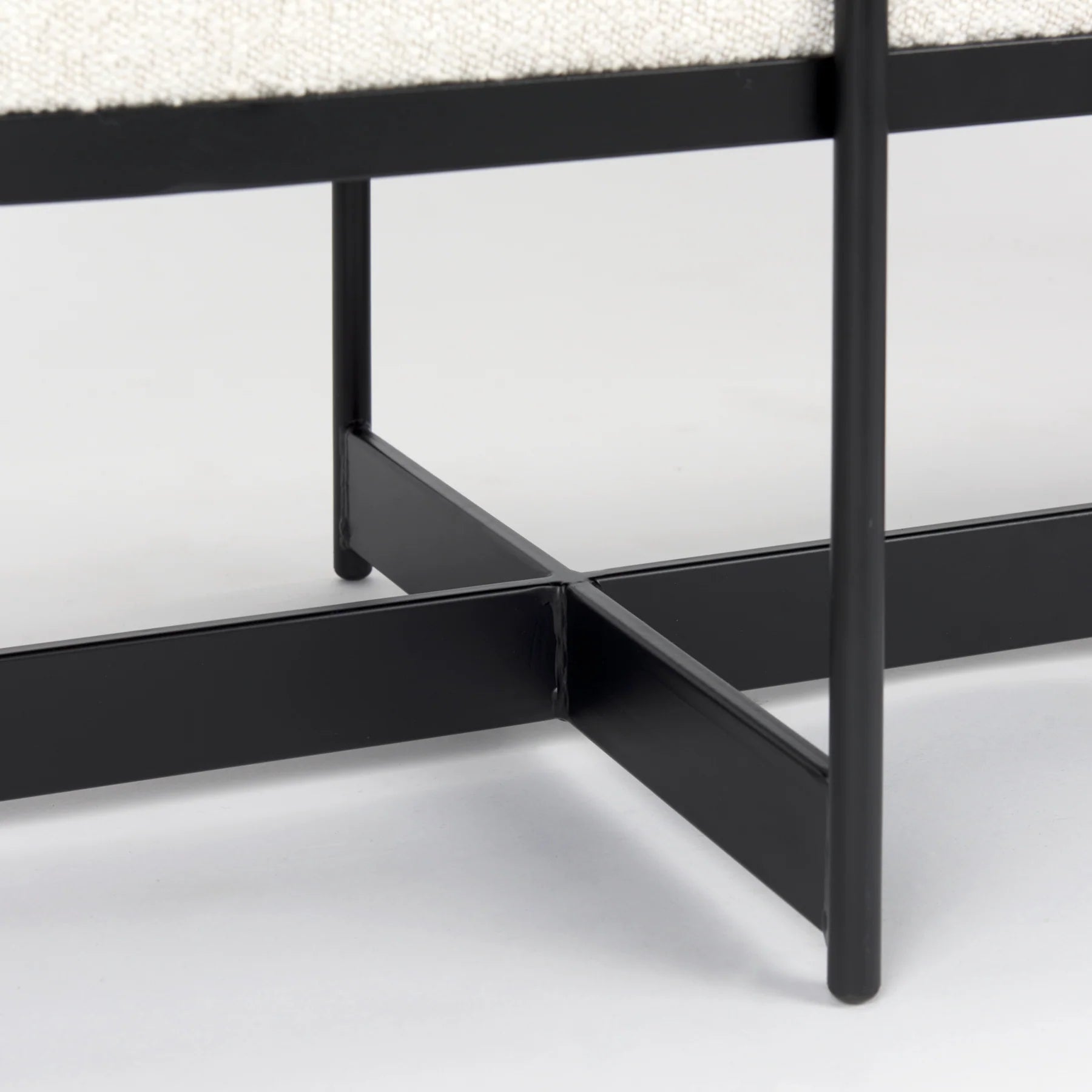 Amelia Bouclé Bench