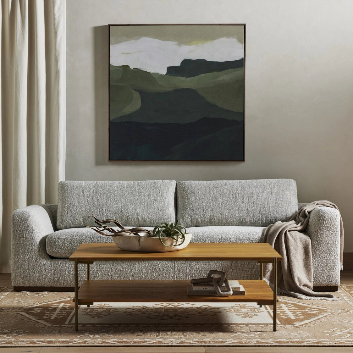 Four Hands Colt Sofa in Merino Cotton