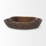 Nikita Wooden Decorative Bowls | Set of 2