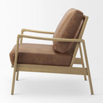 Raleigh Accent Chair in Faux Leather