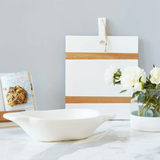 White Mod Cookbook holder