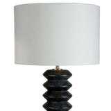 Accordion Table Lamp in Ebony