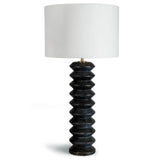 Accordion Table Lamp in Ebony