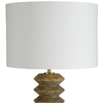 Accordion Table Lamp in Natural Birch Wood