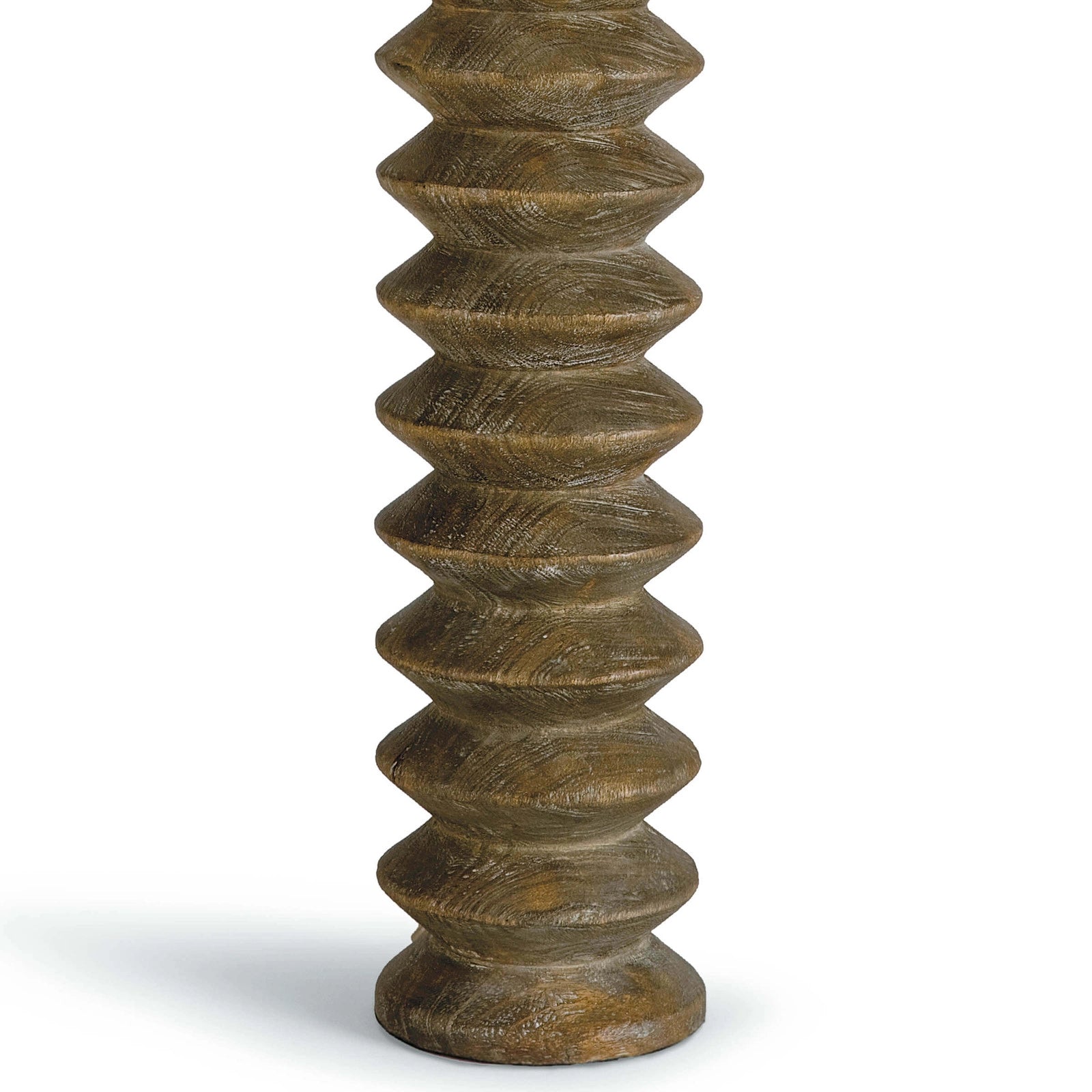 Accordion Table Lamp in Natural Birch Wood