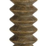 Accordion Table Lamp in Natural Birch Wood