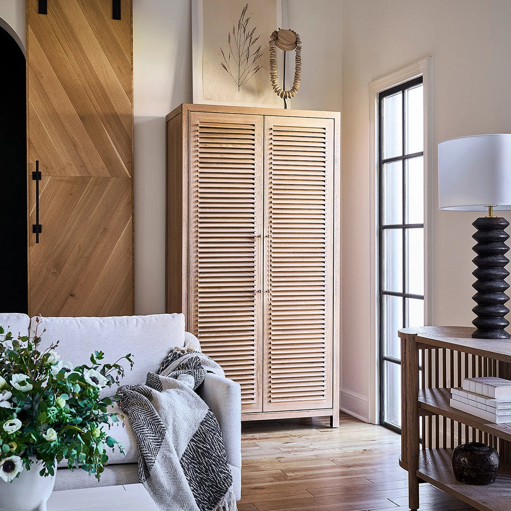Accordion Table Lamp in Ebony