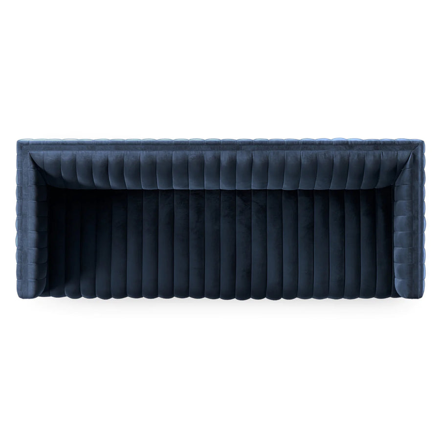 Augustine Sofa Four Hands in Sapphire Navy
