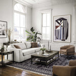Four Hands Colt Sofa in Aldred Silver