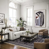 Four Hands Colt Sofa in Aldred Silver