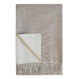 Quebec Throw in Ivory Latte