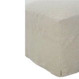 Lilah Slipcover Ottoman