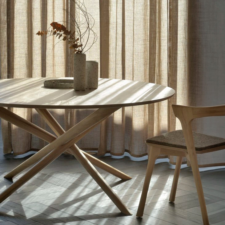 Ethnicraft Mikado Round Dining Table