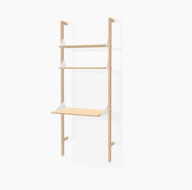 Branch-1 Shelving Unit with Desk