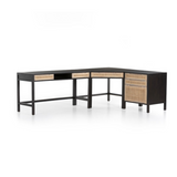 Clarita Desk System with Filing Cabinet